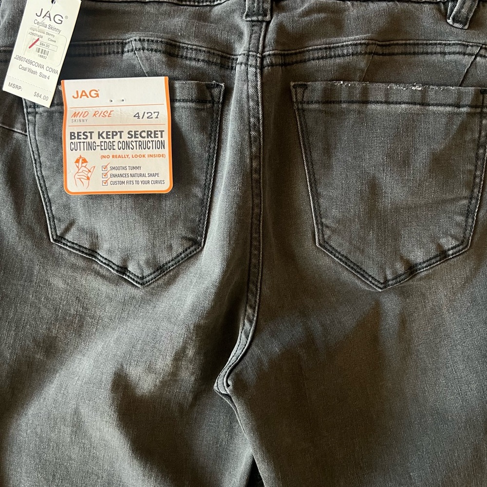 Jag Jeans Mid Rise Gray Jeans